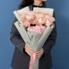 5 кустовых пионовидных роз Джульетта Хани 60 см
